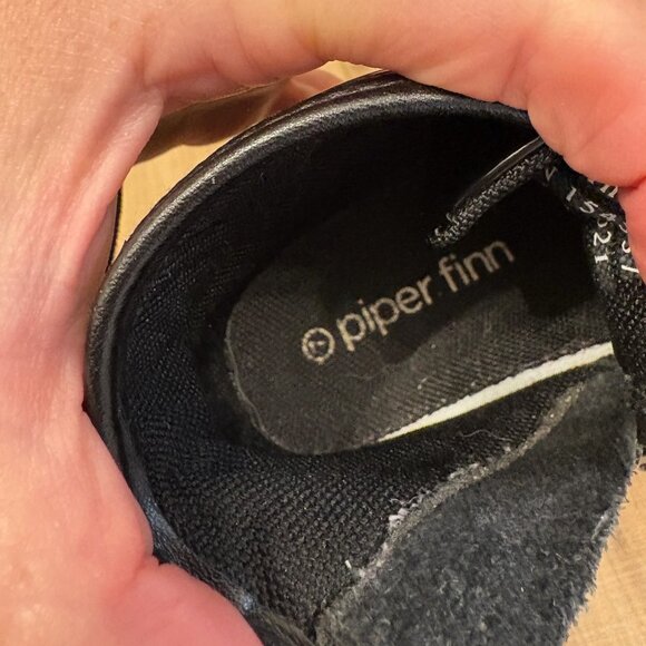 Piper Finn - Jet Black Toddler Combat Boot - Size 7 - Picture 4 of 4